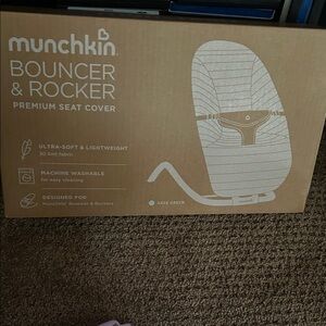 Munchkin Sage Green Bouncer & Rocker Seat Cover